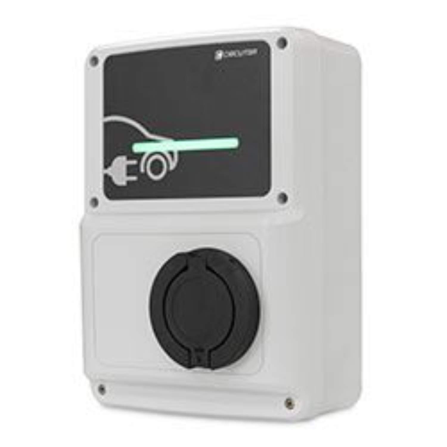 Electric Vehicle Charger, Basic Recharge Point Box, WB-EBASIC T2C32, 22kW, 5 m T2 Cable, 12.5 x 22.5 x 32 cm, Grey (Reference: V26030.)