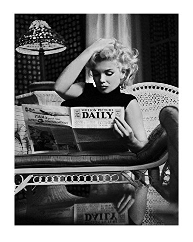 Marilyn Monroe Reading Motion Picture Daily, New York, c.1955 Art Print by Ed Feingersh 16 x 20in