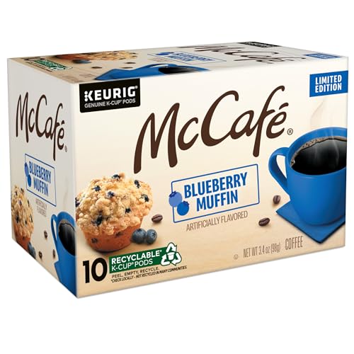 Image of McCafe Blueberry Muffin Coffee, Single-Serve Keurig K-Cup Pods, 60 Count