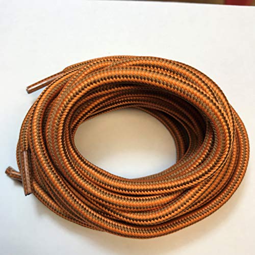 Image of 3 Pairs Heavy Duty Round Boot Laces Shoelaces for Hiking Walking Construction Safety Work Boots Shoes