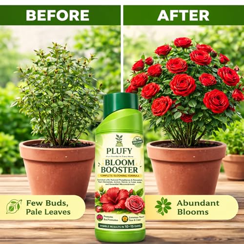 Image of Flower Booster for flowering plants | 100 ML | Liquid Fertilizer for All Flowering Plants | Organic growth | plant Boost for Bigger, Brighter & Long-Lasting Flowers