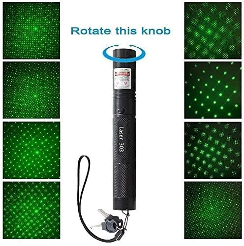 Image of WBD Aluminium 500Mw Rechargeable Green Laser Pointer Party Pen Disco Light 5 Mile + Battery