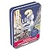 Rätsel-Adventskalender - Logika Paris 1920: 24 Rätselkarten aus der goldenen Zeit von Nachtclubs, Kunstikonen und Jazzbands. Mit illustriertem Stadtplan und 24 Stickern. Metalldose ca. 15 cm x 10,5 cm
