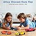 4 Pack 1/36 Metal Diecast Cars Toy with Opening Doors Kid Pull Back Cars Toys Set,Boy Toy Car for Age 3 4 5 6 7 8 9 10 11 12