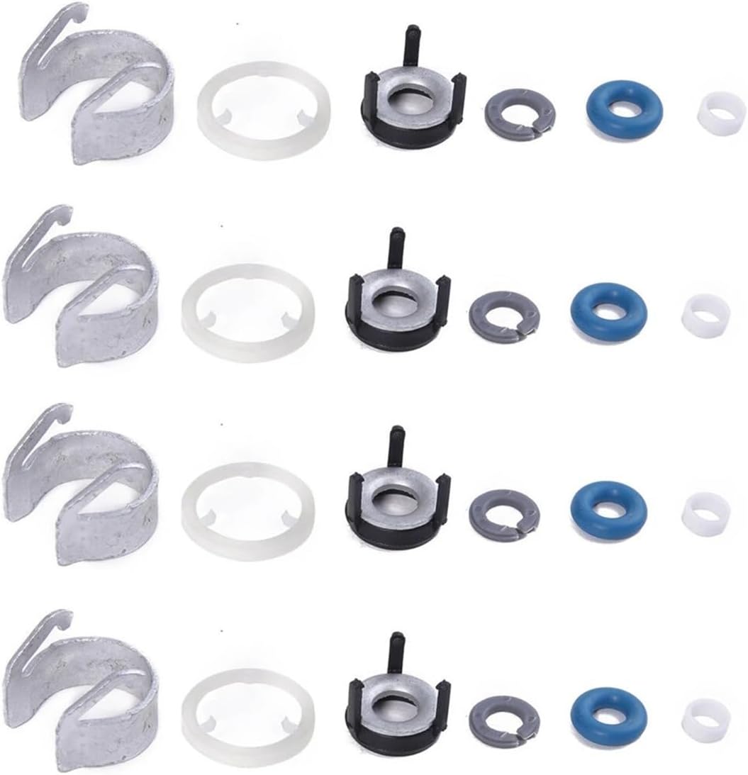 4Pcs Fuel Injector O-ring Seal Kit 06H998907A 06J 998 907D For Aud A4 Q5 For Volkw Jetta CC 1.8 2.0T Automotive Professional Parts