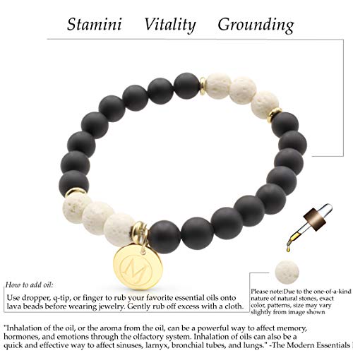 Pulsera Difusor Aromático de Piedra de Lava miniatura 4