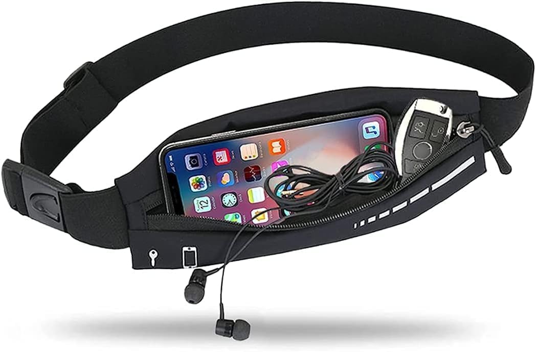 Ultra Thin Running Belt For Women And Men, Jogging Training Runner's Small Bag Equipment Accessories, Running Jogging Bicycle Waist Bag, Mobile Phone Bracket Travel Gifts For iPhone Samsung