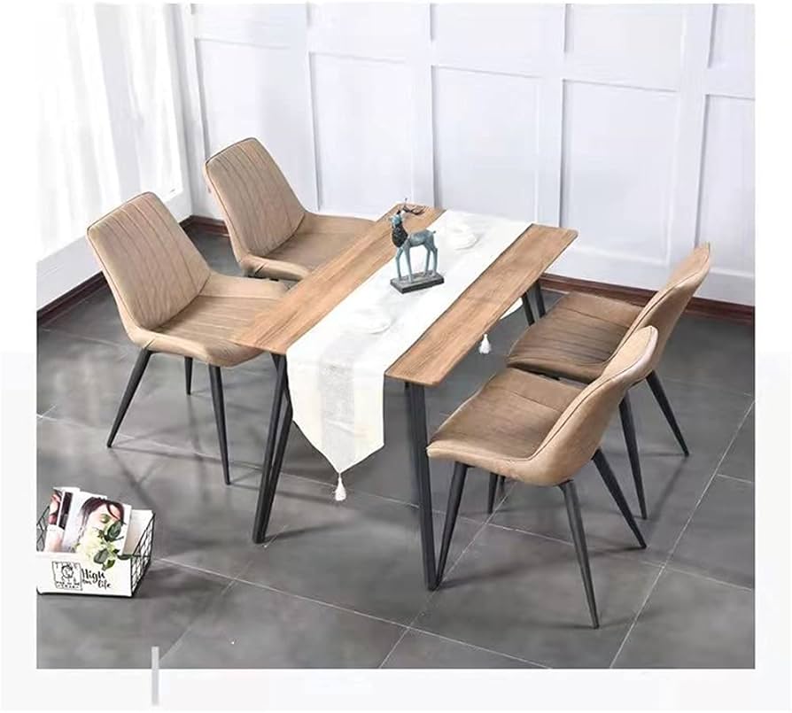 ダイニングチェア イームズチェア 食卓椅子 ベルベット おしゃれ PUレザー ダイニング椅子 スチール脚 座面クッション 背もたれクッション リビングチェア デスクチェア 食卓 リビング/カフェ用 組立簡単 在宅勤務 チェア(グレー) (E/金の足)