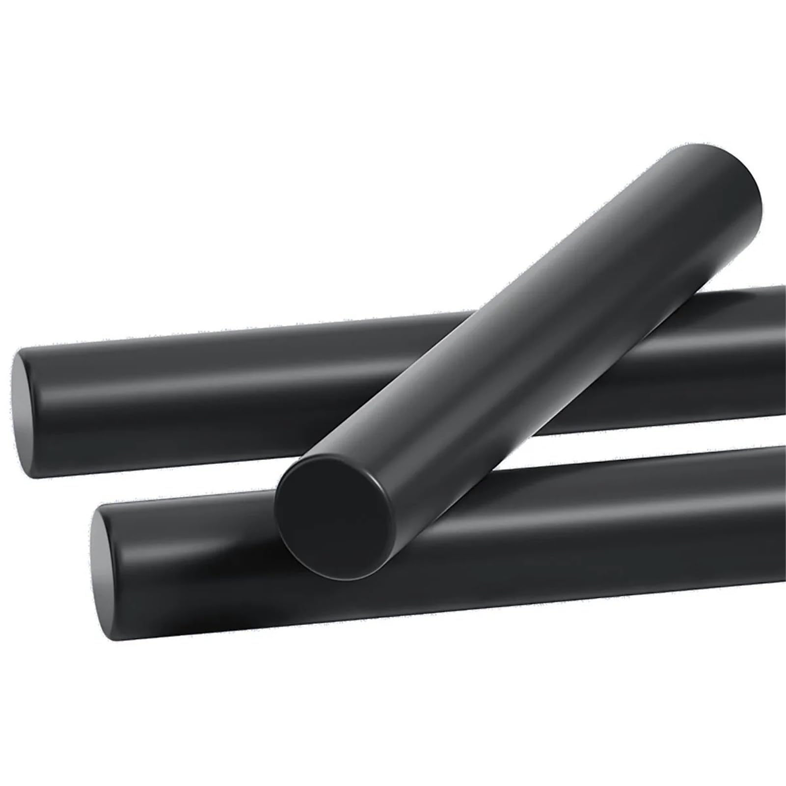 1 barra de goma maciza negra de 20 a 130 mm de diámetro y 100 a 500 mm de longitud.(80x 100mm)