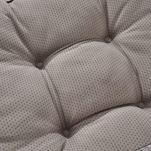 Sleepman Chair Pad Seat Cushion, Outdoor/Indoor, Non-Skid Backing, Durable Fabric, Comfort And Softness, Home Decor Floor Tufted Cushion Pet Pad, Washable, 15.7 X 15.7 Inches (Grey, Set Of 2) #TOP5
