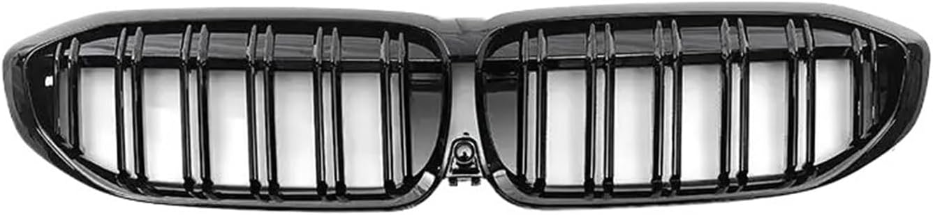 カーモッズ ダブルライングリル 交換用取り付け ABS素材 20-22 BMW 3シリーズ G20 に適合 自動車用アクセサリー