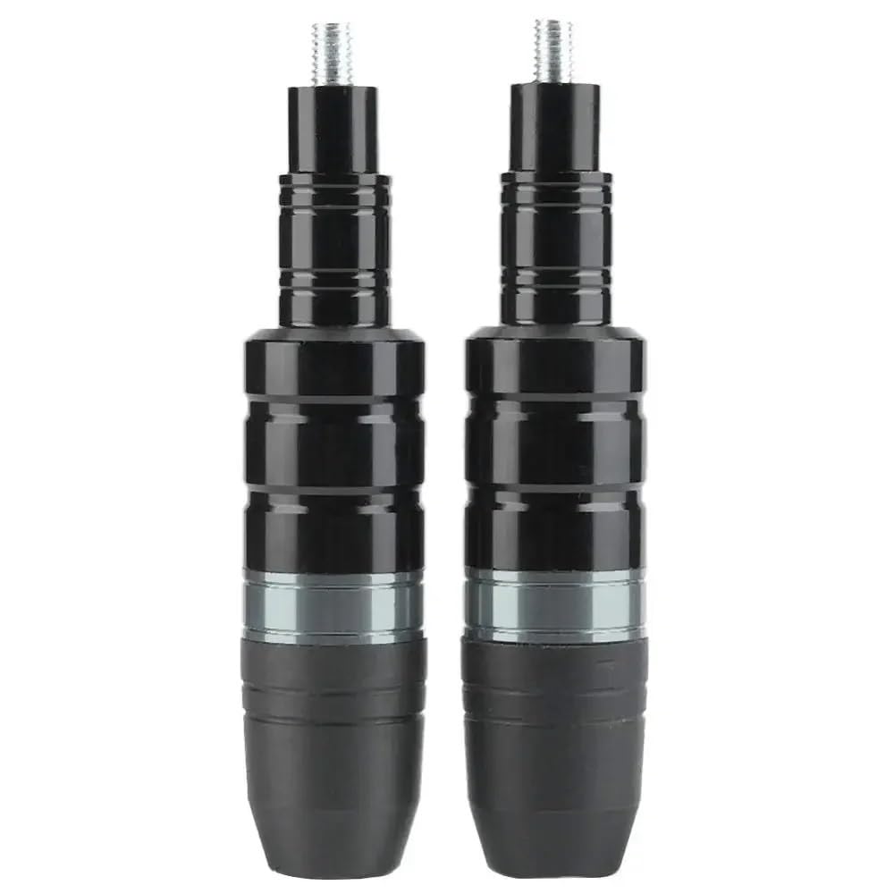 2x Motocyklowy pręt antypoślizgowy skuter motocykl CNC aluminiowy silnik pęknięcie rama przesuwna ochraniacz drążek 8mm(Orange)
