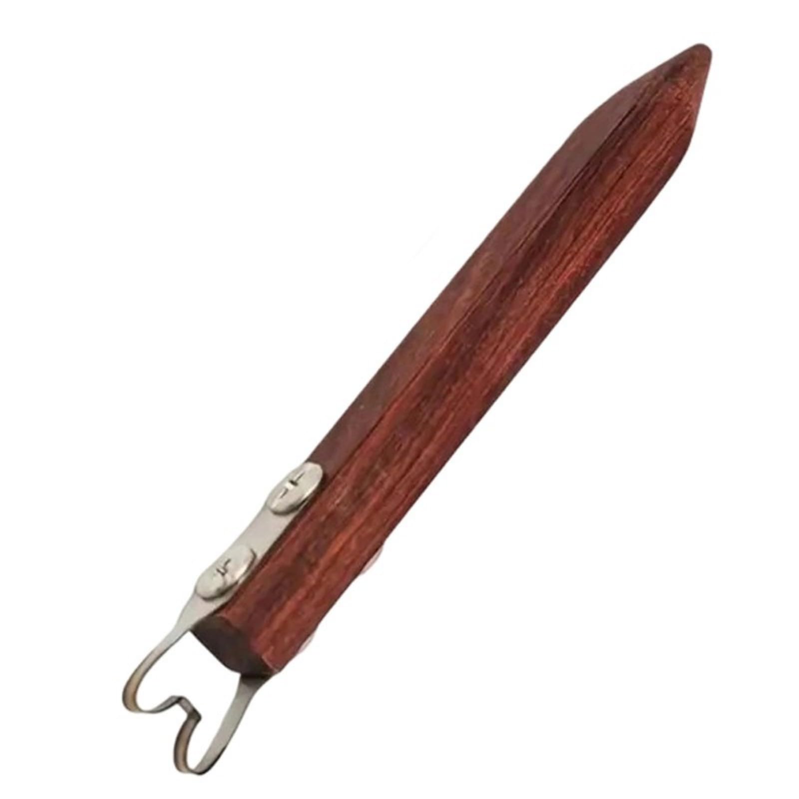 FackLOxc Artistic Pottery Base Finishers Wood & Metal Handcrafted Pottery Trimming Tool for Perfecting Clay Creation & Sculptures Clay Carving Tool