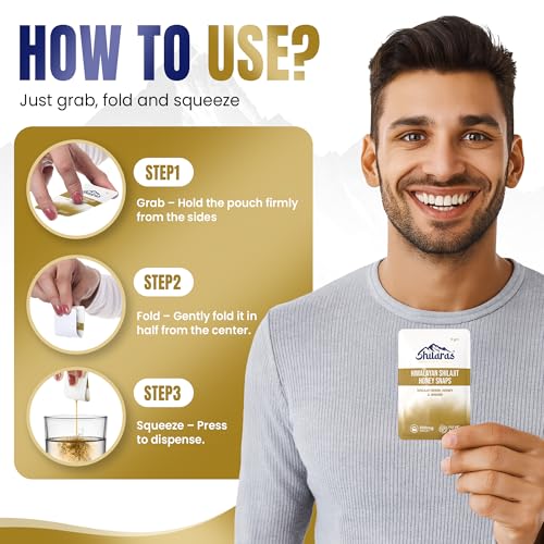Image of 100% Pure Himalayan Shilajit /Shilajeet Honey Snaps /Card | Ginger Flavour | 600mg Pure Himalayan Shilajit with 70% Fulvic Acid | Improve Energy Strength and Immunity Booster for Men and Women (1 Week Pack)