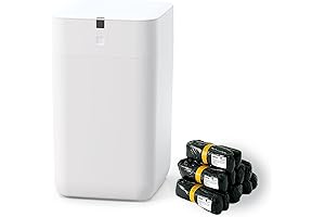 Smart Waste, Brilliant Ease: AirDeer 4-Gallon Self-Sealing Smart Trash Can