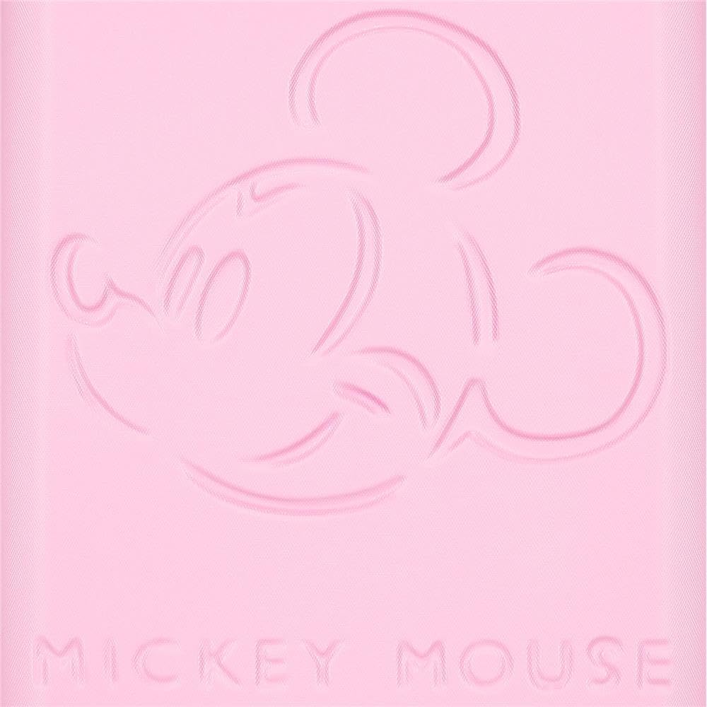 Disney Mickey Crazy Trip Zestaw walizek różowy 55/65 cm sztywny 5,65 kg zamek TSA ABS 5,65 kg 114,81 L wysuwany bagaż podręczny, Różowy kolor, Talla única, Zestaw walizek