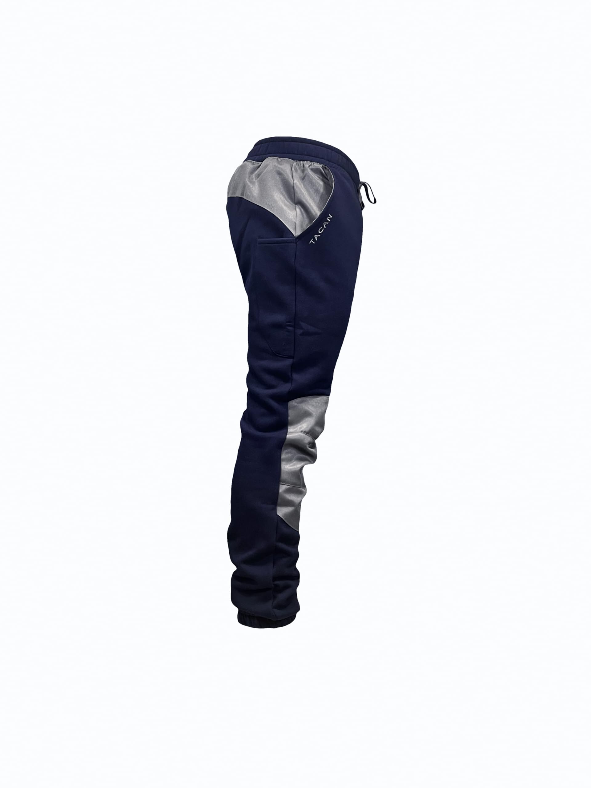 Pantalon Workwear Bleu Marine Homme Multipoches avec Bandes renforcées - Jogging de Travail - Usage Professionnel