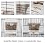 Hypeety Automatic Bird Feeder No Mess Pet Feeder Seed Food Container Perch Cage Accessories for Budgerigar Canary Cockatiel Finch Parakeet
