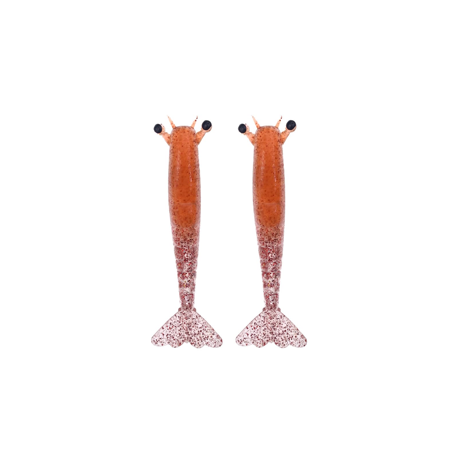 CAZSTYK 2pcs Silicone Shrimp Lures 9.5cm / 11.5cm 6g / 10g Saltwater Swimbait Soft Fishing Tackle Silicone Soft Lures for Fishing