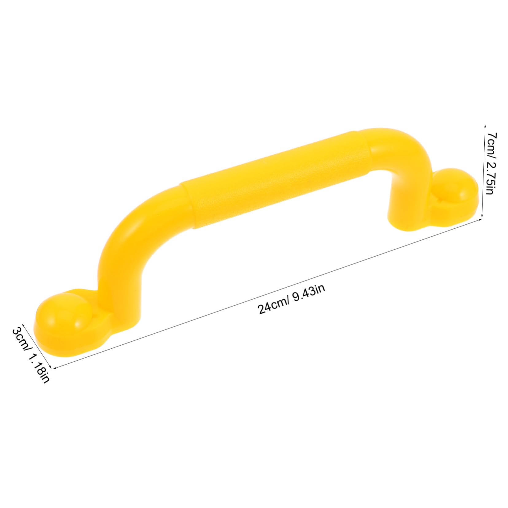 ibasenice 2pcs Plastic Handles for Boys and Girls Playhouse Safe Hand Grips for Outdoor Playground Sets Climbing Frames