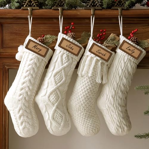 Farmhouse Knitted Personalized Christmas...