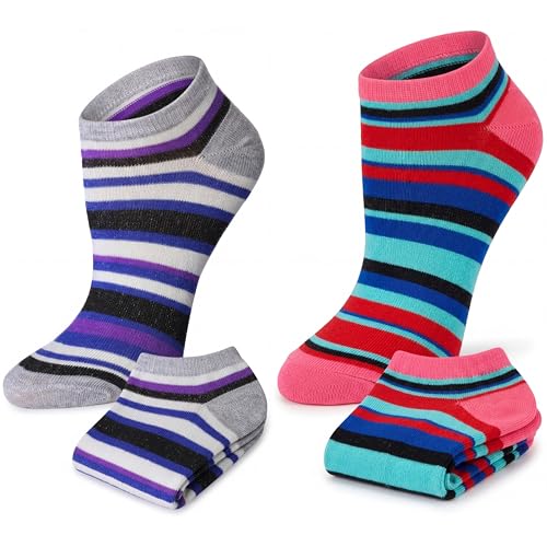 Image of Tipi Toe Women's 20 Pack Colorful Low Cut Socks - Lightweight, Breathable Design for All-Day Comfort Sizes 9-11 /10-13