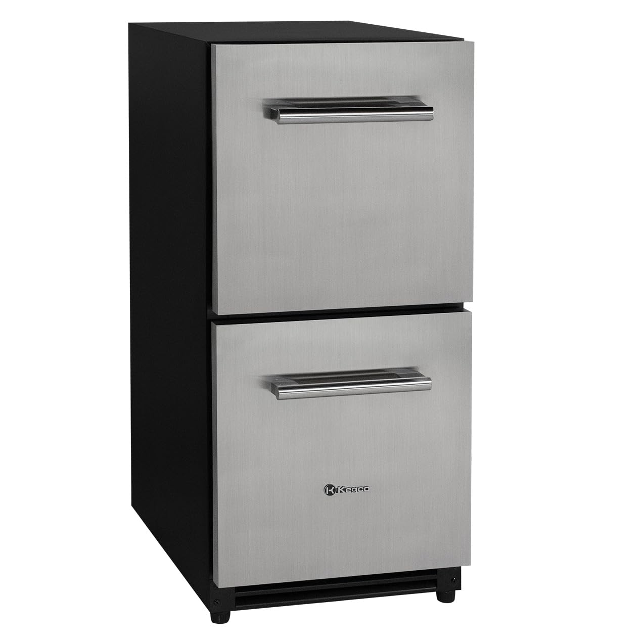 Kegco 15" Wide Built-in Stainless Steel Two-Drawer Refrigerator VSRD15-2SS