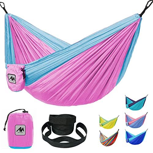 ayamaya Kids Camping Hammock, Small Outdoor Hammock Gifts for Children Girls Boys, Ultralight Kids Camping Gear with Tree Strap & Carabiners,Sling Swing Hammock for Indoor/Outdoor Use