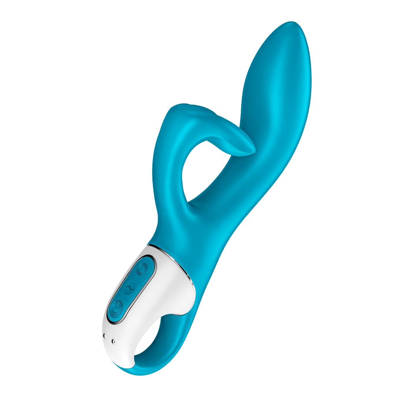 Satisfyer Embrace Me Vibrador Conejito | 2 Motores Potentes y Flexibles | Consolador Ergonómico Estimulador de Clítoris | Recargable y Resistente al Agua (IPX7) | Juguetes Sexuales para Mujer