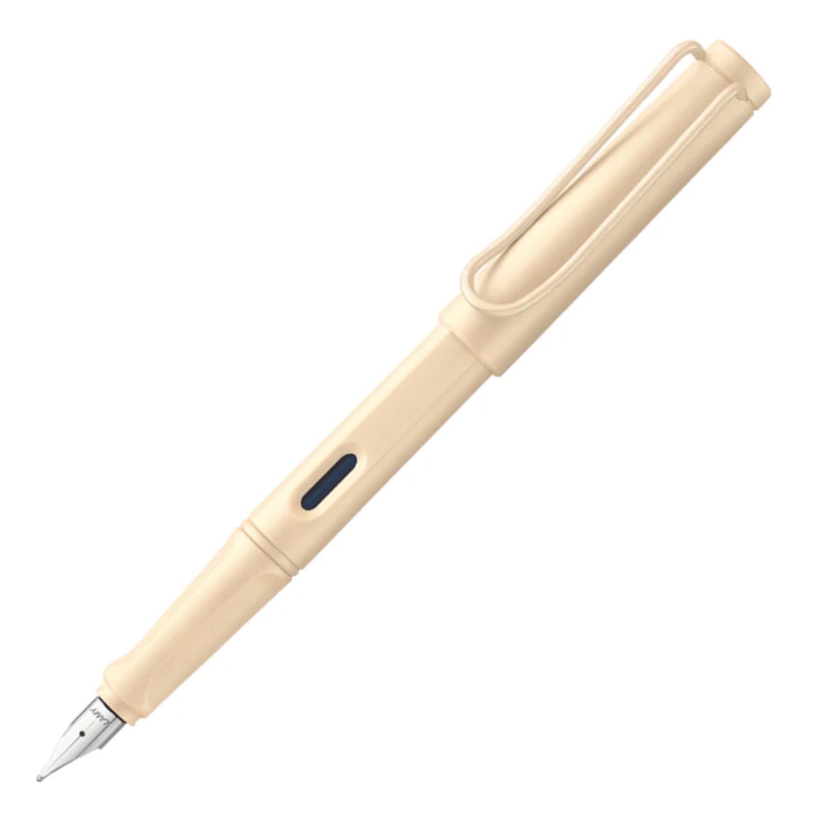 LAMY Safari Candy Füllhalter – Farbe Mango, Federstärke M, Inkl. Tintenpatrone, Ergonomischer Griff