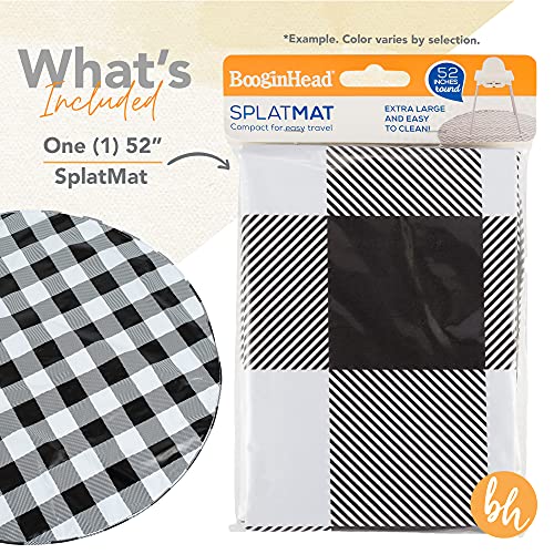 Booginhead Splatmat 52" Extra Large Waterproof Floor Mat For Under High Chair, Marble Swirl #TOP1