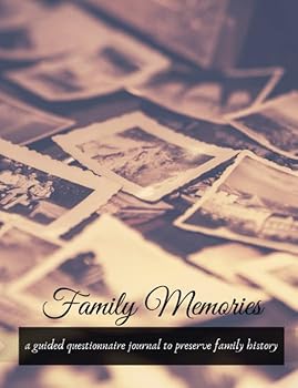 Paperback Family Memories: A guided questionnaire journal to preserve family history Book