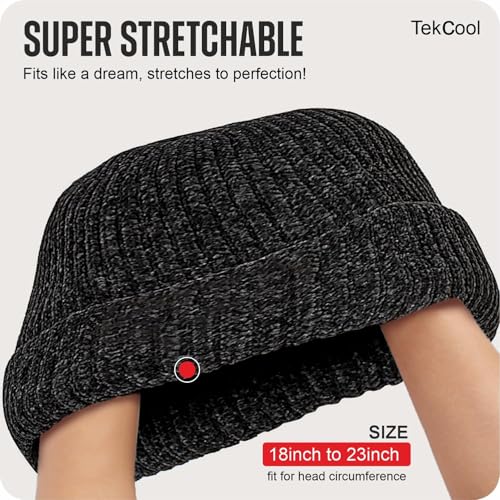 Image of TEKCOOL Beanie Cap for Men Woolen Winter Cap for Men Woolen Cap for Women in Winter for Thermal Wear Stylish Soft Winter Caps for Boys & Girls for Warm Wear Head Winter Cap Woollen Garam Topaa