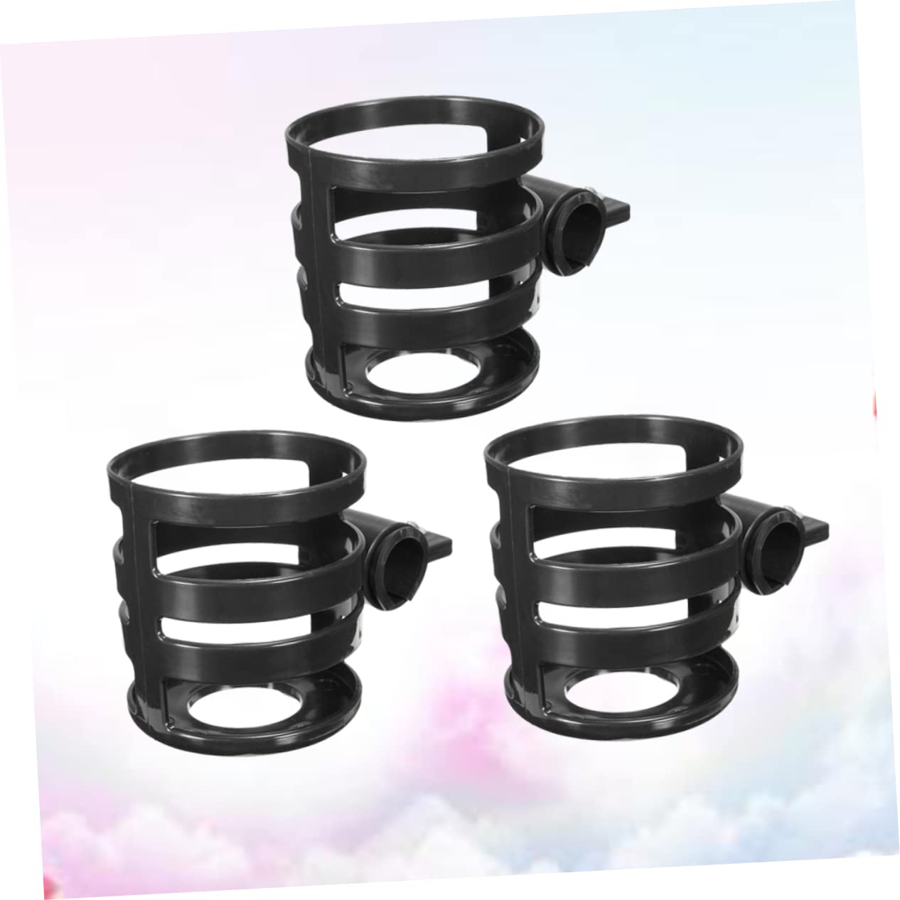Abaodam 9pezzi Portabottiglie Per Passeggini Supporto Per Borracce e Tazze Facile Da Installare e Rimovibile Accessori Per Passeggini Biciclette e Scooter