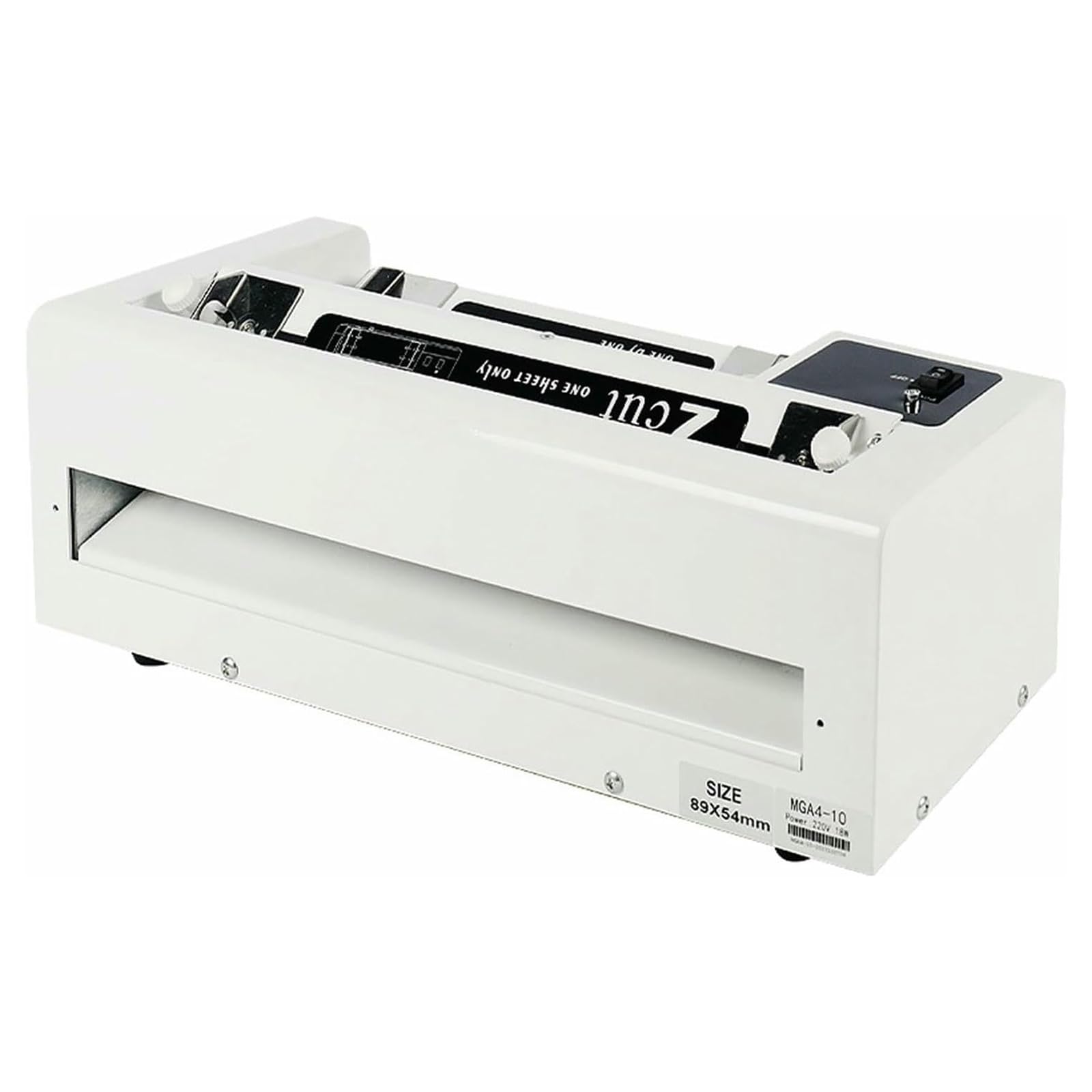 Taglierina elettrica per carte, taglierina automatica con margini e spessore regolabili, taglierina professionale per biglietti da visita A4, soluzione di taglio efficiente e precisa