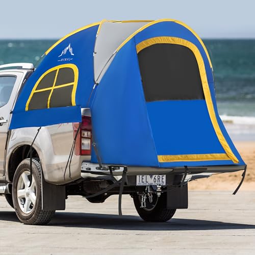 Carpa para caja de camioneta GoHimal 2 personas 5.5-6.0 FT azul miniatura 6