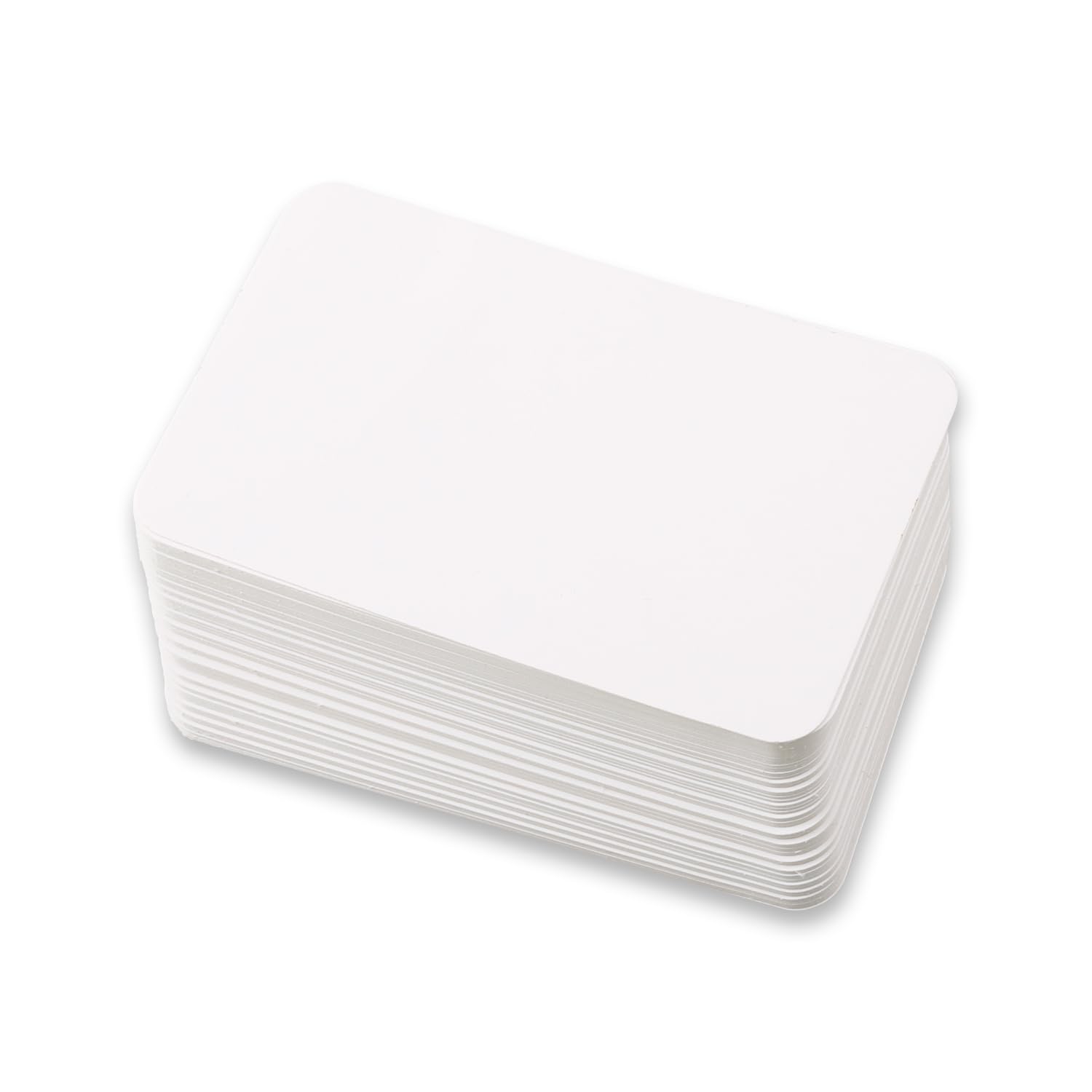 Luckious 100 Sheets DIY Doodle Hand-Painted Cards, Blank English Word Cards with Kraft Paper, Mini Note Cards