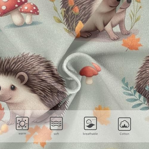 CHIFIGNO Boys' Briefs Cute Hedgehog Mushroom Toddler Boys Underwear Soft Cotton Briefs Underwear3