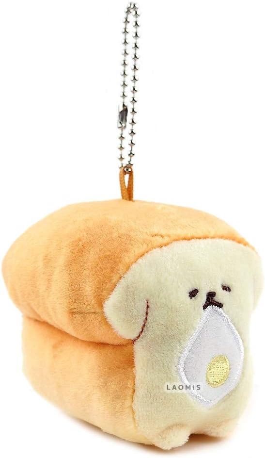 Isutogen Yeast Ken Bakery Mini Plush with Ball Chain (Golden Toast [ 27934 ])