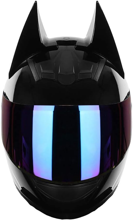 Motorcycle Full Face Helmets ECE Approved Motorbike Racing Crash Helmets with Dual Visors Anti-fog Personality Helmet for Men Women Adult 54~62CM