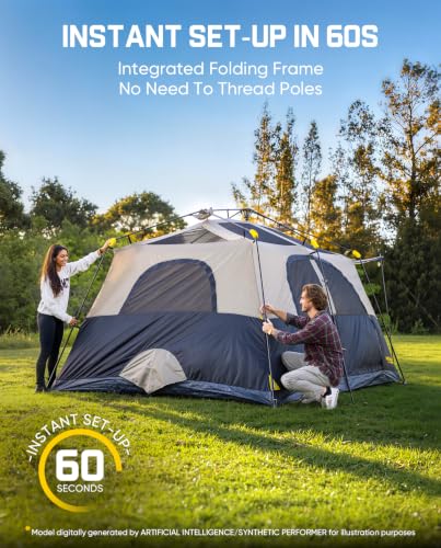 FanttikOutdoor Zeta C8 Apex Instant Cabin Tent
