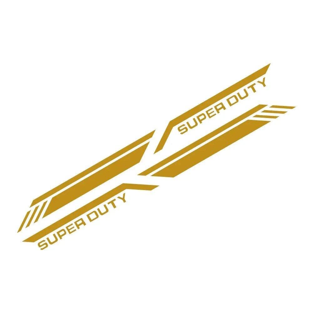 Side Sticker Car Stripes Style Decor Decal Truck Vinyl Cover(Matt Gold)