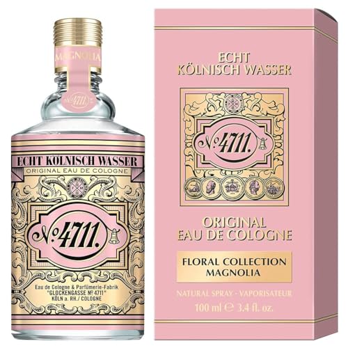 Floral Collection Magnolie 4711® | Eau de Cologne: graziosa - femminile - elegante | Natural Spray da 100 ml
