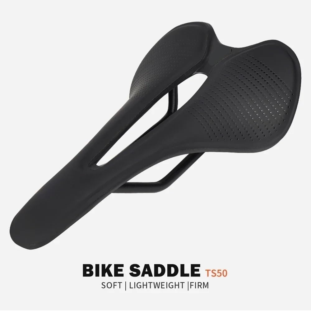 Toseek Ultralight MTB Saddle Comfortable Road Mountain Bike Seat Cushion Cycling Bicycle Seat 7 * 7mm Guide Rai Bike Accessories