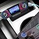 Retoo Bluetooth Adapter Auto, FM Transmitter, Freisprecheinrichtung und Ladegerät, 2 USB Ports, Unterstützt SD-Karte USB-Sticks, SchnellladungQC3.1A, Autoladegerät Zigarettenanzünder