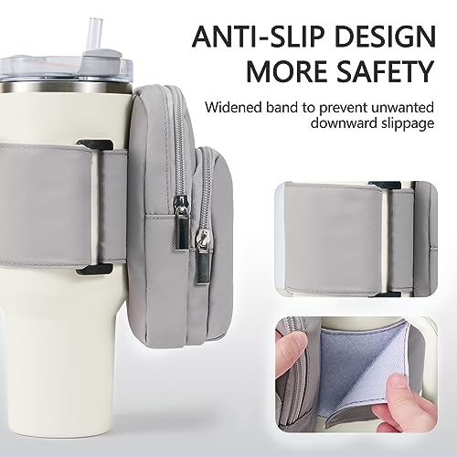 Image of Pouch Bag for Stanley Cup, Fits Stanley Quencher 30 Oz, Bag Only, Gray
