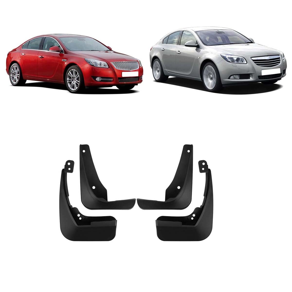 Bxqdam Normal Car Mud Flaps,Compatible With Buick Regal/Vauxhall Insignia 2009-2016,Car Exterior Accessories