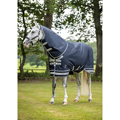 Chemise de pluie LeMieux Arika couverture imperméable légère cheval marine