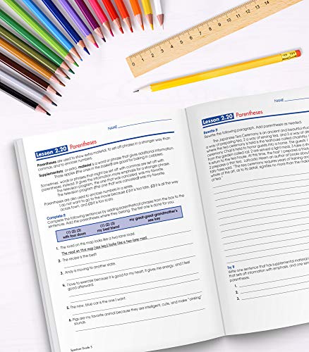 Spectrum Grade 5 Math & Language Arts Workbook—5Th Grade State Standards For Geometry, Algebra Prep, Vocabulary, Nonfiction, Fiction Reading Comprehension For Classroom Or Homeschool (320 Pgs) #TOP4