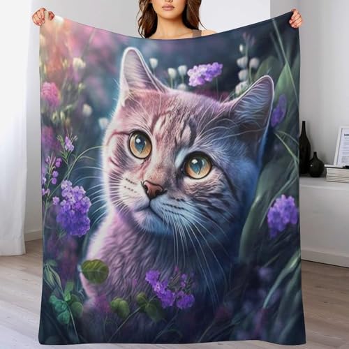 Couverture polaire chat : douceur et réconfort pour des nuits douillettes - 2